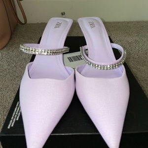 Fun purple heels
